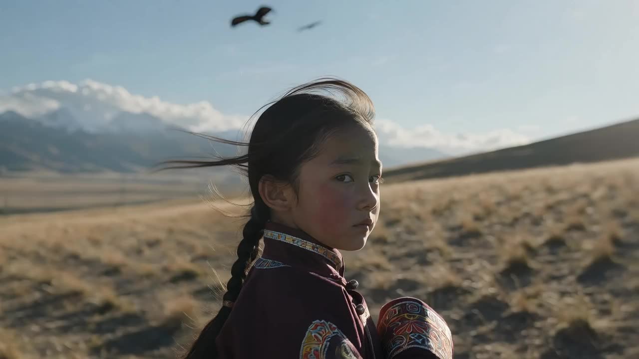 雪域初阳：定格高原少女最纯净的笑颜