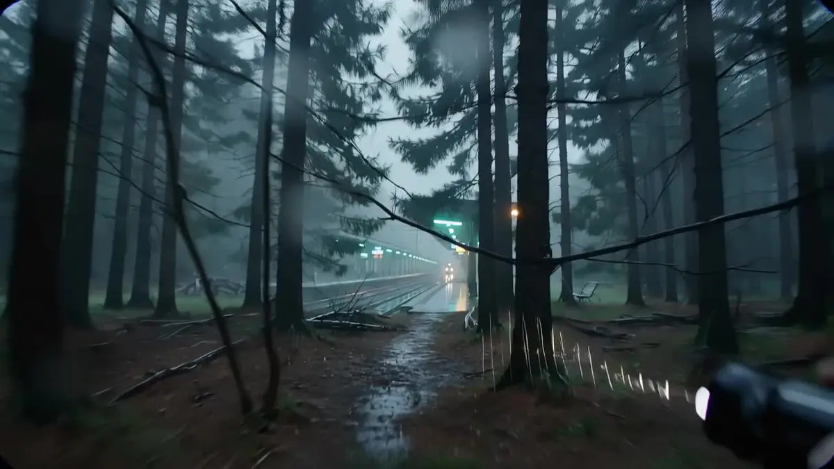 One rainy night