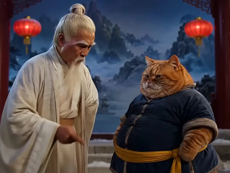Fat Meow & Master Sifu
