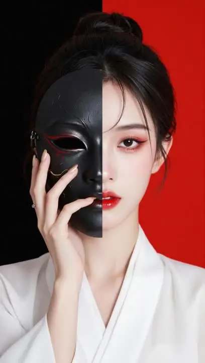 黑白莲花