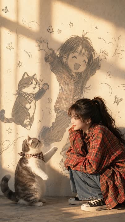 宠物影子变动画
