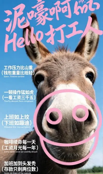 泥嚎啊打工人