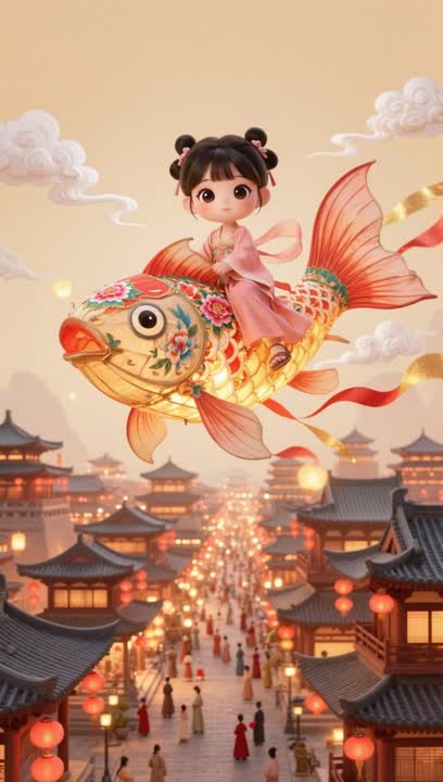 元宵鱼灯