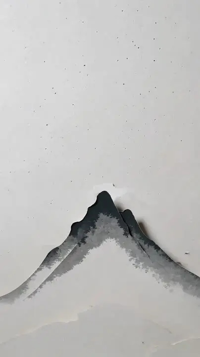 广州城市剪纸插画