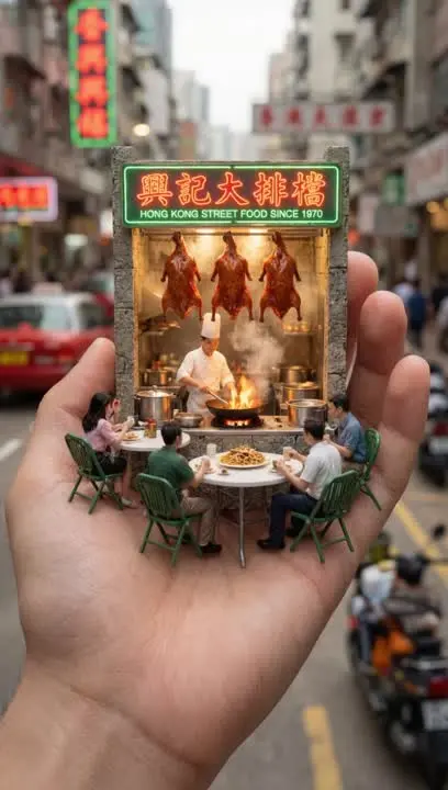 掌上烤鸭